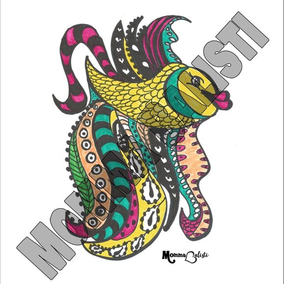 Fish Tumbler by Momma Balisti - 20oz Stainless Steel Tumbler @MommaBalisti - Picture 2 of 4